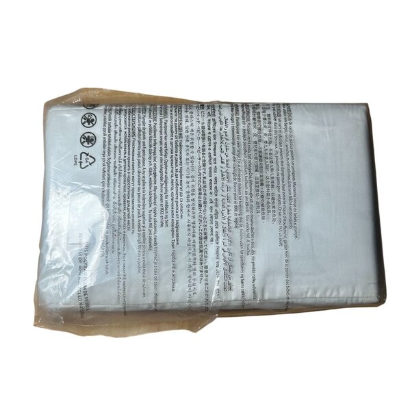 Ralph Lauren Organic Cotton Sateen Border Euro Sham Parchment NEW - Picture 4 of 4